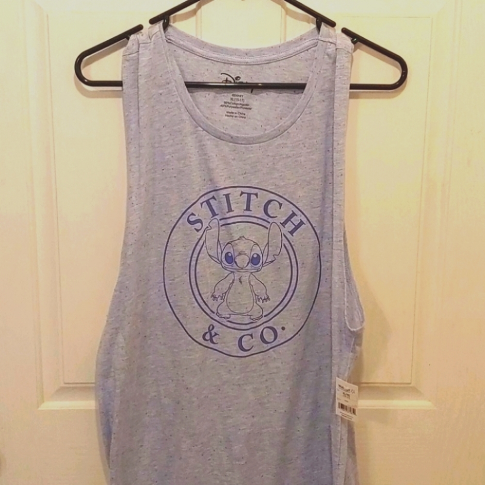 Disney Stitch & Co Tank Top blue XL NWT
